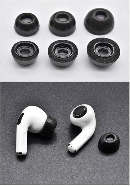 Zotech Fit Case Replacement Memory Foam Ear Tips for Apple Airpods Pro 1st and 2nd Generation 3 Pairs S M L - Image 2