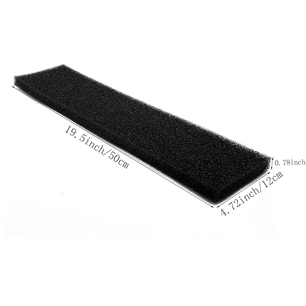 ALEGI Aquarium Filter Sponge Pad Bio Sponge Filter Media for Fish Tank and Pond Cut-to-Size Foam 39 x 4.72 x 0.78 inches 60ppi - Image 4