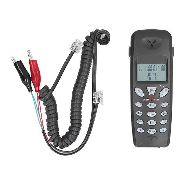 ASHATA Telephone Phone Tester with DTMF Caller ID and 16 Bit Display for Efficient Phone Line Testing and Record Keeping - Image 18