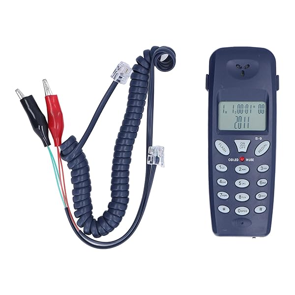 ASHATA Telephone Phone Tester with DTMF Caller ID and 16 Bit Display for Efficient Phone Line Testing and Record Keeping - Image 13