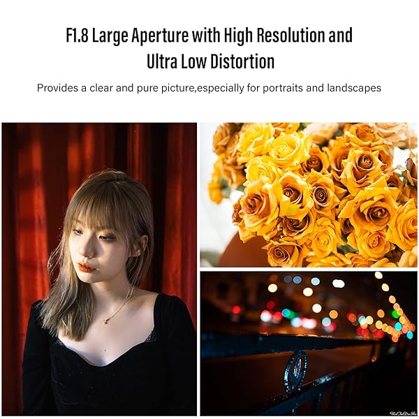 AstrHori 35mm F1.8 Large Aperture Manual Prime Lens for Sony E-Mount Cameras with Starburst Effect and Filter Slot Black - Image 5