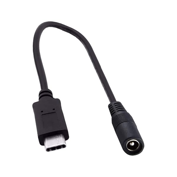 axGear USB 3.1 Type C to DC 5.5x2.5mm Power Jack Extension Cable - Fast Charging Solution