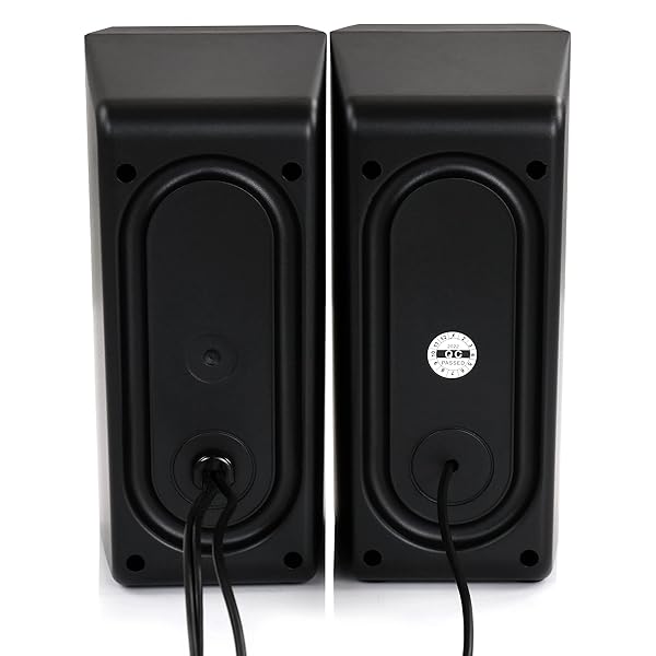 beFree Sound Computer Gaming Speakers with Color LED RGB Lights - Image 5