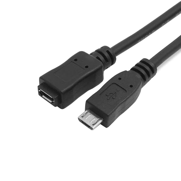 Cablecc 5ft Full Pin Micro USB 2.0 Type 5Pin Male to Female Cable for Tablet Phone OTG Extension 150cm - Image 8