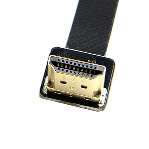 Cablecc CYFPV Dual 90 Degree HDMI Male to Male Flat Cable for FPV Multicopter Aerial Photography 10cm - Image 7