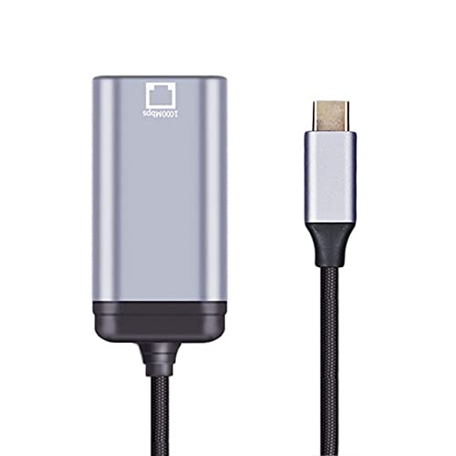 Cablecc USB-C to Gigabit Ethernet Adapter for Laptop USB3.1 1000Mbps Network LAN Cable - Image 3