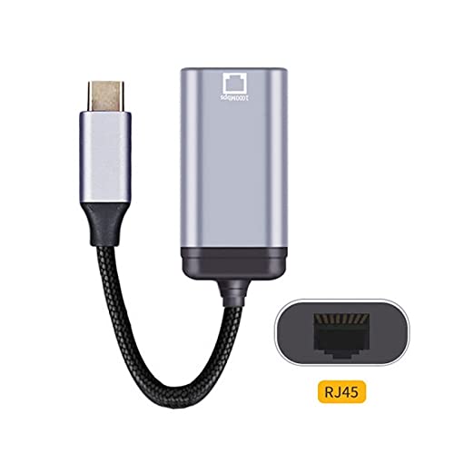 Cablecc USB-C to Gigabit Ethernet Adapter for Laptop USB3.1 1000Mbps Network LAN Cable - Image 5