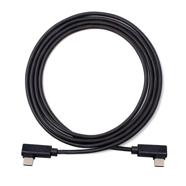 Cablecc USB-C Type-C to Type-C Cable 10Gbps 65W Dual 90 Degree Angled 1M Fast Charging Data Transfer - Image 7