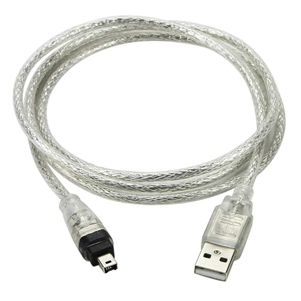 Buy Cablecc USB to Firewire 1394 4 Pin Male iLink Adapter for Sony DCR-TRV75E DV - Fast Shipping! - Image 2