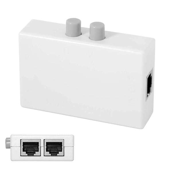 Chenyang UTP STP 2-in-1 RJ45 LAN Switch Selector: Internal & External Networking Splitter Box - Image 2