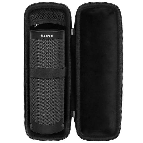co2CREA Hard Carrying Case for Sony SRS-XB23 Speaker - Durable Travel Protection (Black)