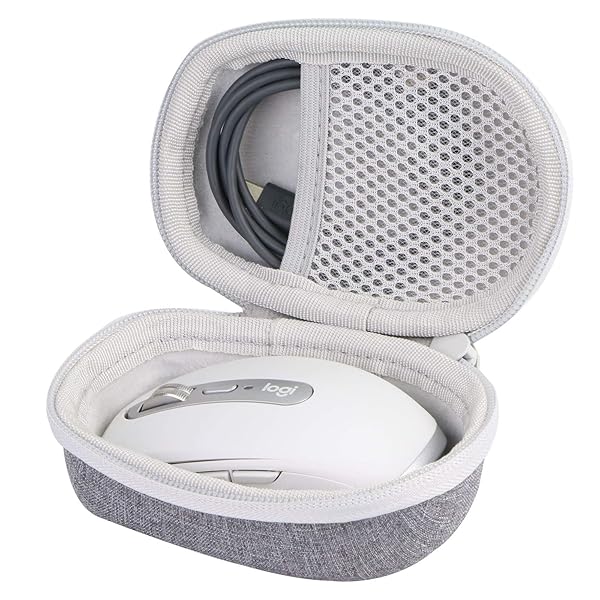 co2CREA Hard Case for Logitech MX Anywhere 3S and 2S Compact Mouse Grey Durable Protection