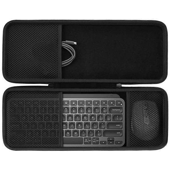 co2CREA co2CREA Hard Case for Logitech MX Keys Mini & Anywhere 3 Mouse - Ultimate Protection & Style