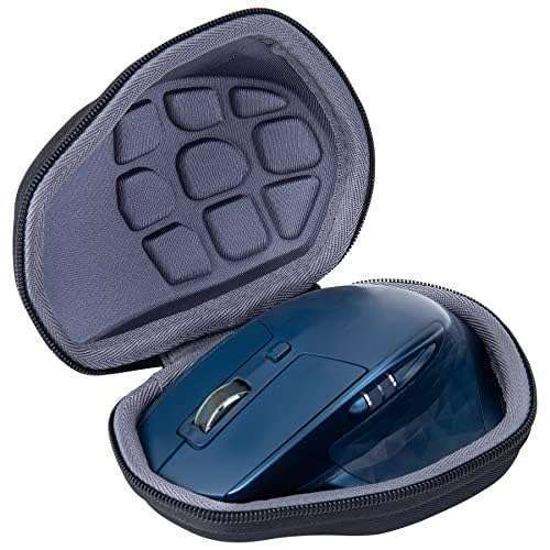 co2CREA Hard Travel Case for Logitech MX Master 2S & 3 - Durable Black & Grey Design