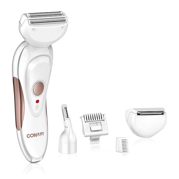 Conair Conair All-In-1 Cordless Trimmer & Shaver for Women: Perfect Hair Removal for Face, Legs, Bikini & More
