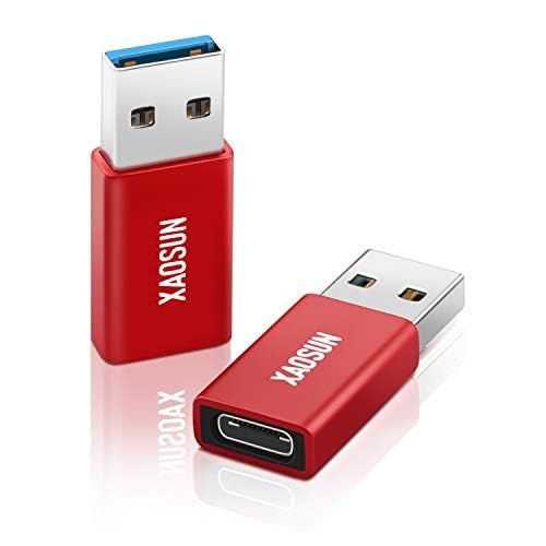 10Gbps USB C Female to Male Adapter 2-Pack | SuperSpeed Data Sync & 100W Fast Charging for iPhone 15, Laptops & More