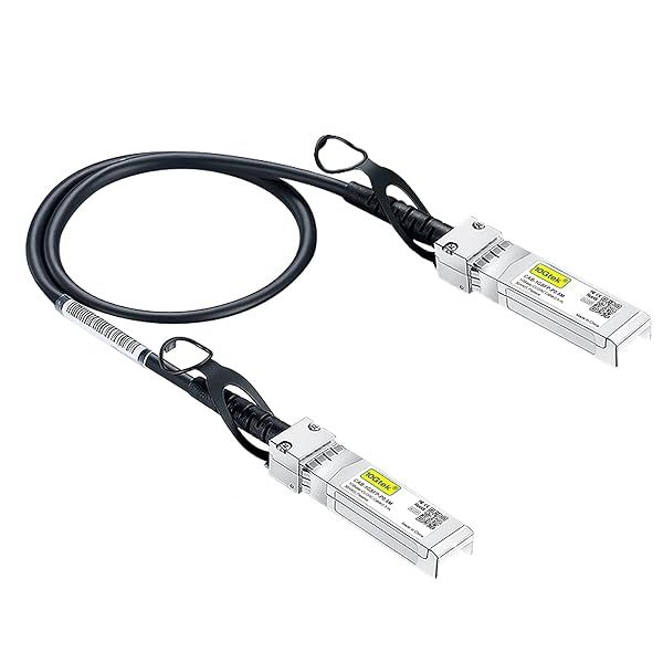 10Gtek 1.25G SFP DAC Twinax Cable Passive 0.5 Meter Compatible with Cisco Ubiquiti Fortinet and More