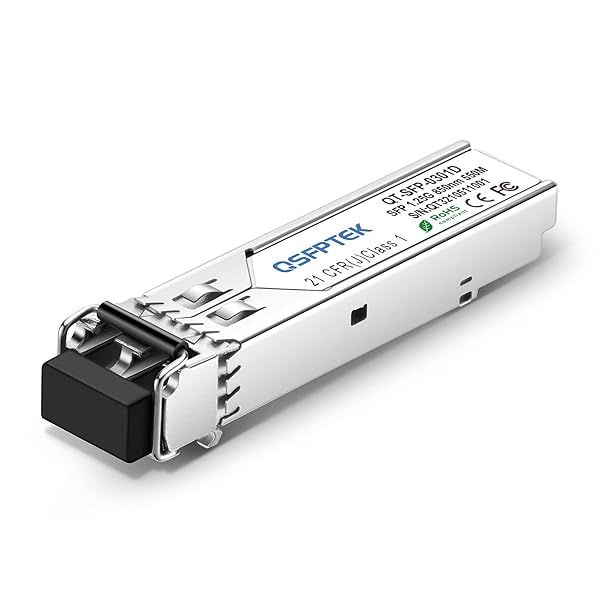 QSFPTEK Juniper EX-SFP-1GE-SX QFX-SFP-1GE-SX Gigabit SFP Module 1000BASE-SX 850nm 550m DDM Multimode LC Transceiver