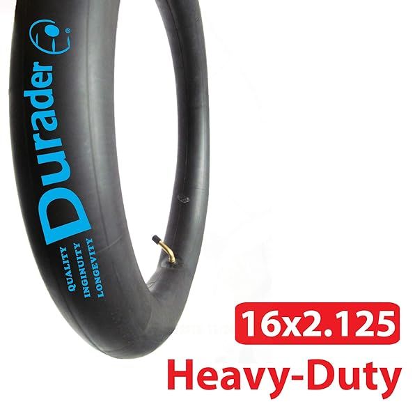 16x2.125 Inner Tube with Angled Valve for Gas, Electric & Pedal Bikes - Durable & Reliable Replacement
