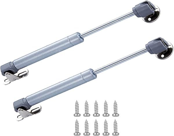 20N Gas Support Cabinet Door Hinge, Soft Close and Cushioning Retractable Cabinet Door Rubber Head Gas Spring, 10