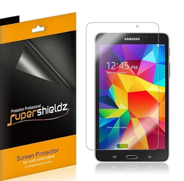3 Pack Supershieldz Screen Protectors for Samsung Galaxy Tab 4 7.0 - High Definition Clear PET Shields