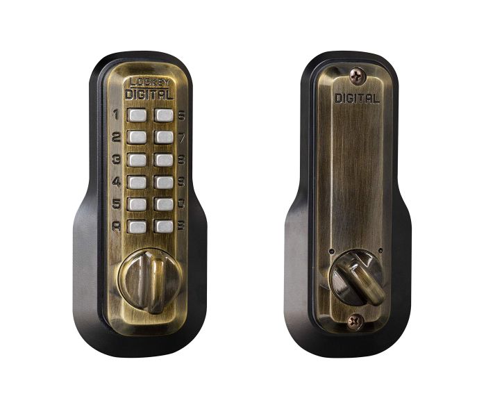 Secure Your Home with M210AB Mechanical Keyless Deadbolt - Easy Installation & Enhanced Safety
