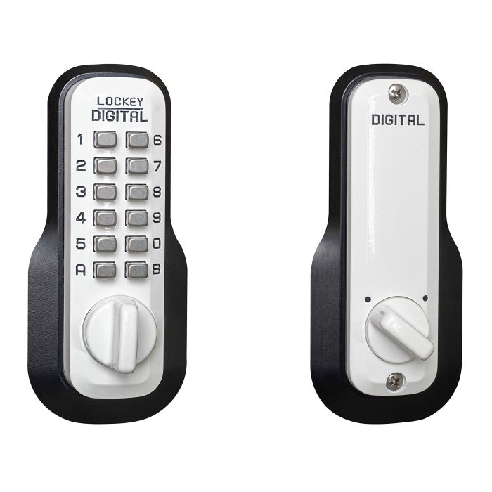 Lockey USA M210WH Keyless Deadbolt: Secure, Stylish, and Easy to Install