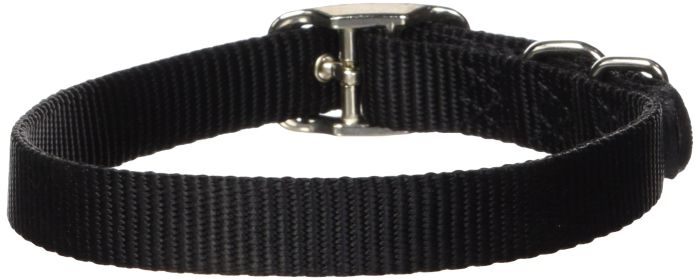 Buy Hamilton 5/8-Inch Nylon Deluxe Dog Collar - 18-Inch, Black | Durable & Stylish Pet Accessory