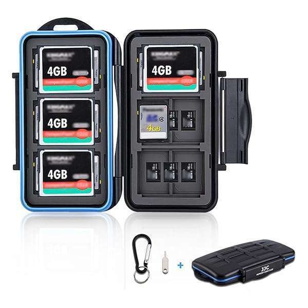 36-Slot Memory Card Case: Store 18 Micro SD, 12 SD/SDXC, & 6 CF Cards - Ultimate Organizer for Photographers