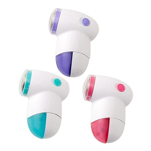 3Pcs Electric Lint Remover Hair Trimmers Assorted Colors Multi Functional Shavers for Clothes and Sweater Fuzz Depiller Shaver