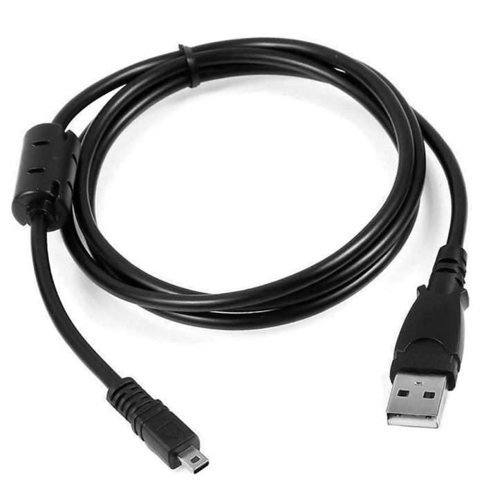 High-Speed AlyKets USB Camera Transfer Cable for Nikon Coolpix & DSLR Models - UC-E6, UC-E23, UC-E17 Replacement