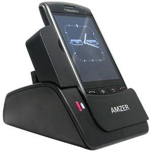 Amzer Desktop Cradle for BlackBerry Storm - Stylish & Functional Charging Solution