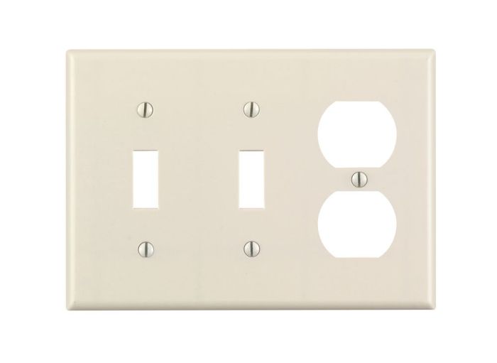 Leviton 78021 LA WP 3G 2TGL 1DUP: High-Quality Electrical Outlet for Home & Office Use