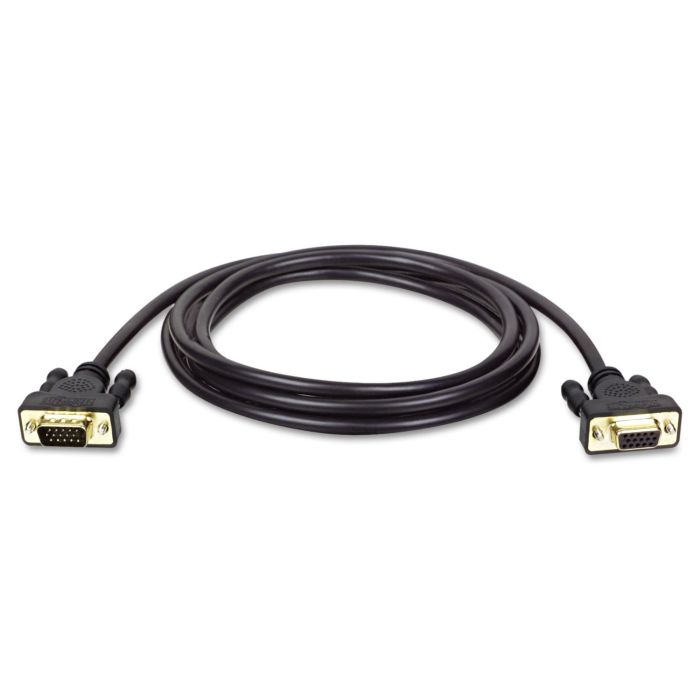 Tripp Lite 10-ft VGA Monitor Extension Cable (HD15 M/F) - High-Quality Connectivity for Your Display