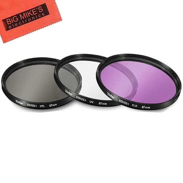 49mm 3-Piece Filter Kit (UV-CPL-FLD) for Sony E-Mount Lenses: Enhance Your Photography Today!
