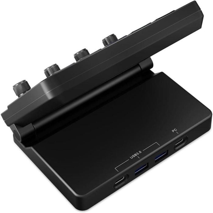 Redragon SS552 Stream Controller - All-in-One Macro Pad with Customization Touch Strip, LCD Keys & Dials, Stream Station for Content Creators, Streaming, Gaming - PC & Mac Compatible