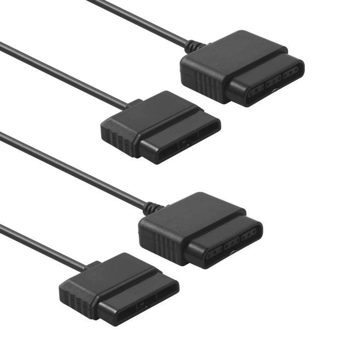 TENINYU 2-Pack PS2 Controller Extension Cable 6FT - Enhance Your Gaming Experience!