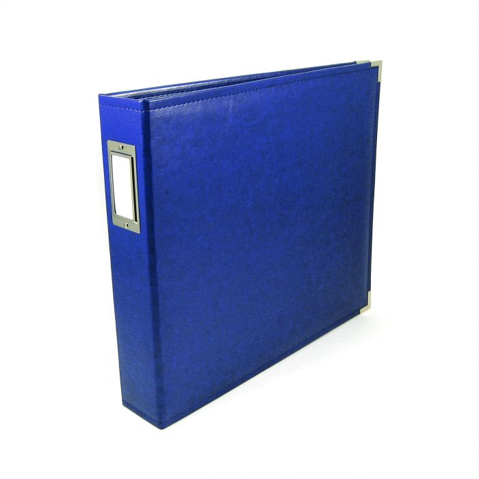 Protect Your Memories: We R Memory Keepers 12x12 Cobalt Photo Album - Acid-Free, Soft Faux Leather, Includes 5 Page Protectors