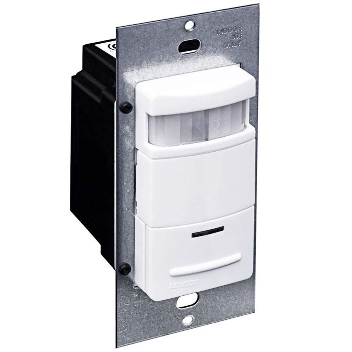 Leviton ODS10-IDW Decora Wall Switch Occupancy Sensor - 120/277V, White | Energy-Efficient Solution