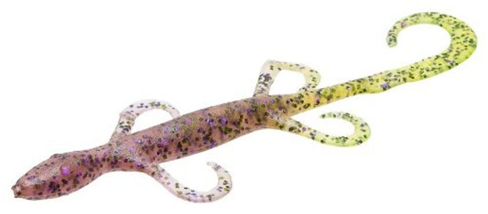 Buy Zoom Bait 002024 Lizard - Cotton Candy Chartreuse, 6-Inch, 9-Pack | Best Fishing Lure for Bass