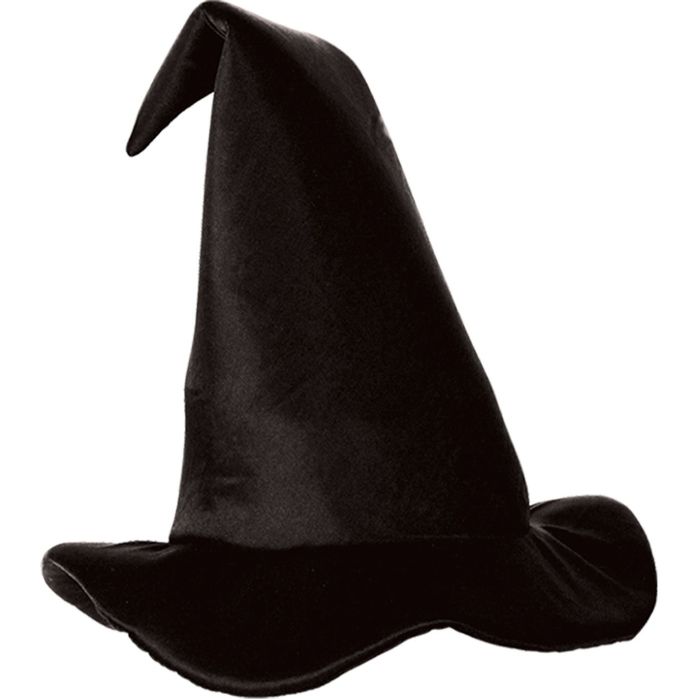 Shop Satin-Soft Black Witch Hat for Halloween | Stylish & Comfortable Costume Accessory