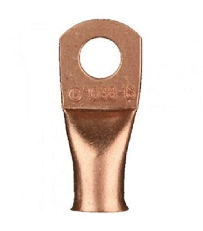 Buy Bay Copper Uninsulated Ring Terminal 1/0 Gauge 5/16 Inch - Durable & Reliable Connection