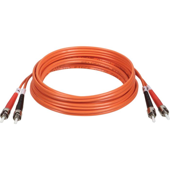 Tripp Lite 30M Duplex Multimode 62.5/125 Fiber Patch Cable ST/ST - High-Quality Orange Cable for Fast Connectivity