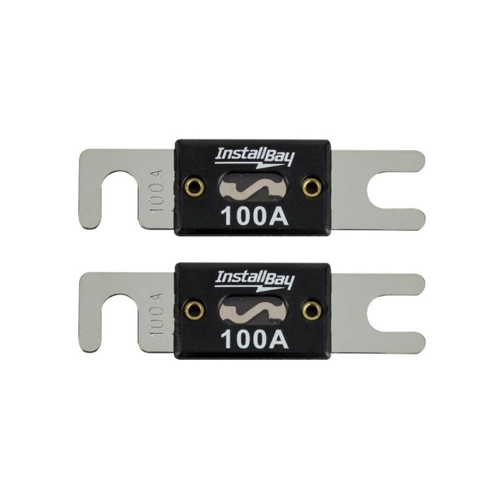 Buy Install Bay ANL100-10 - 100 Amp ANL Fuses (10 Pack) - Durable Black Fuses for Reliable Performance