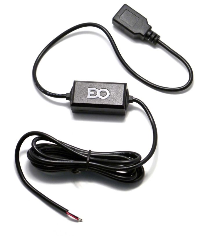 EDO Tech Hardwired Cable Car Charger Kit for 5V USB A - Ideal for GPS, SiriusXM, Dash Cam & DVR
