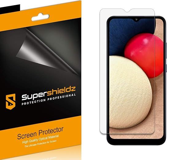 Supershieldz 6 Pack Screen Protector for Samsung Galaxy A02s Anti Glare Anti Fingerprint Matte Shield