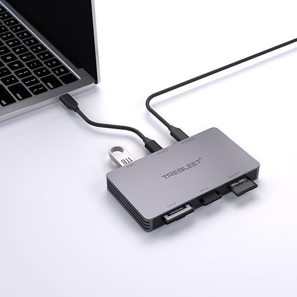 6 in 1 Card Reader for CFexpress Type B A SDXC UHS II Micro SD USB A Port 10Gbps Fast Data Transfer