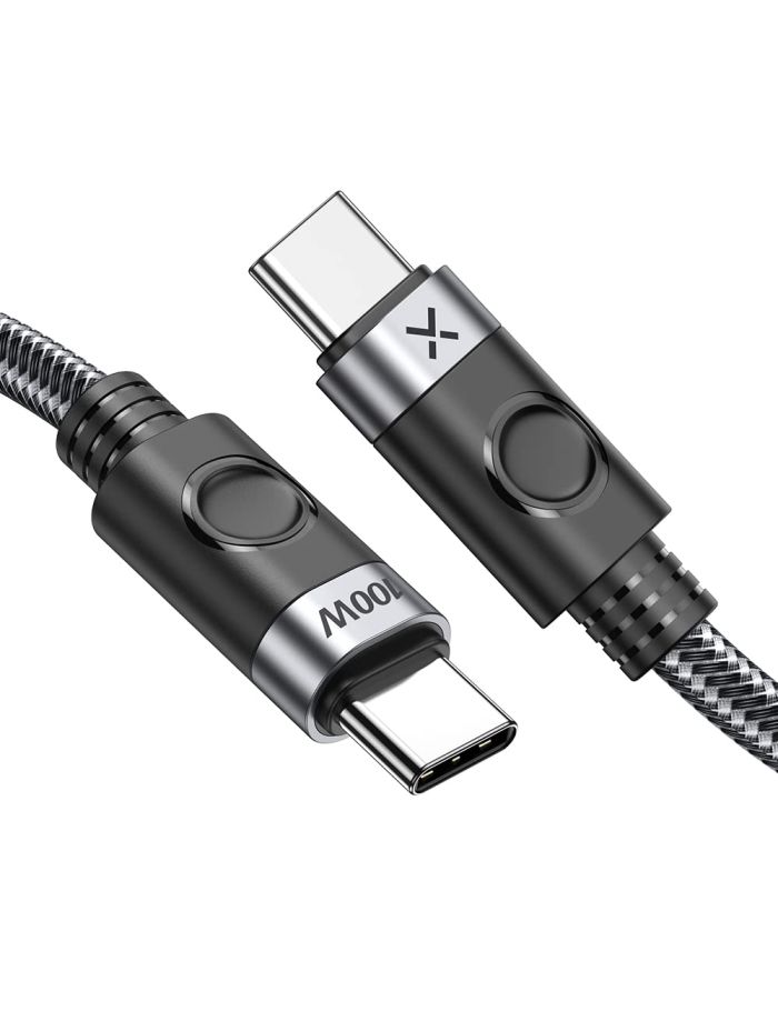 iDsonix 100W USB C to USB C Cable - 6.5ft PD Charging for MacBook, iPad Pro, Samsung Galaxy & More