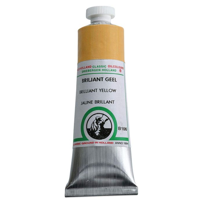 Buy Old Holland Classic Oil Color - Brilliant Yellow 40ml Tube | Premium Quality Paint for Artists
