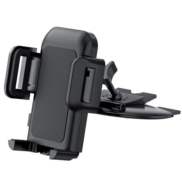 CD Slot Car Phone Holder - Easy One Button Mount for iPhone 16/15/14/13/12/11 & Galaxy S20/S10 - Secure & Convenient!